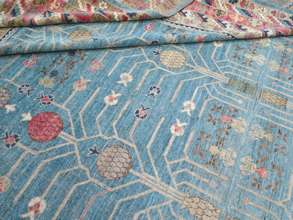 Modern East Turkestan Khotan Large Room Size Carpet, No.30742 - Galerie Shabab