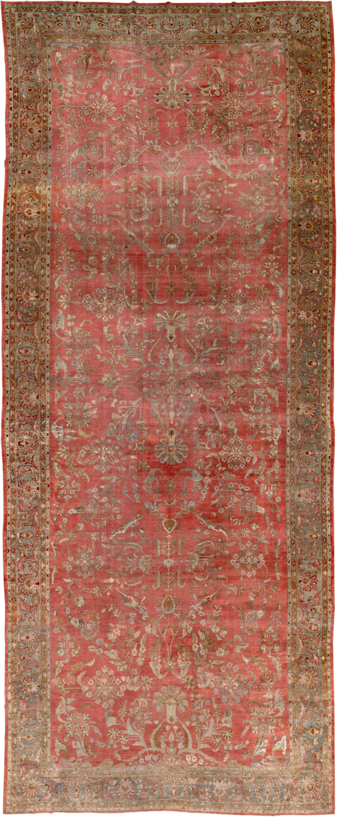 Antique Persian Sarouk Oversize Carpet, No.30743 - Galerie Shabab