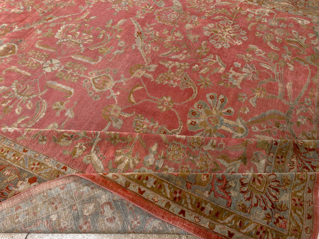 Antique Persian Sarouk Oversize Carpet, No.30743 - Galerie Shabab