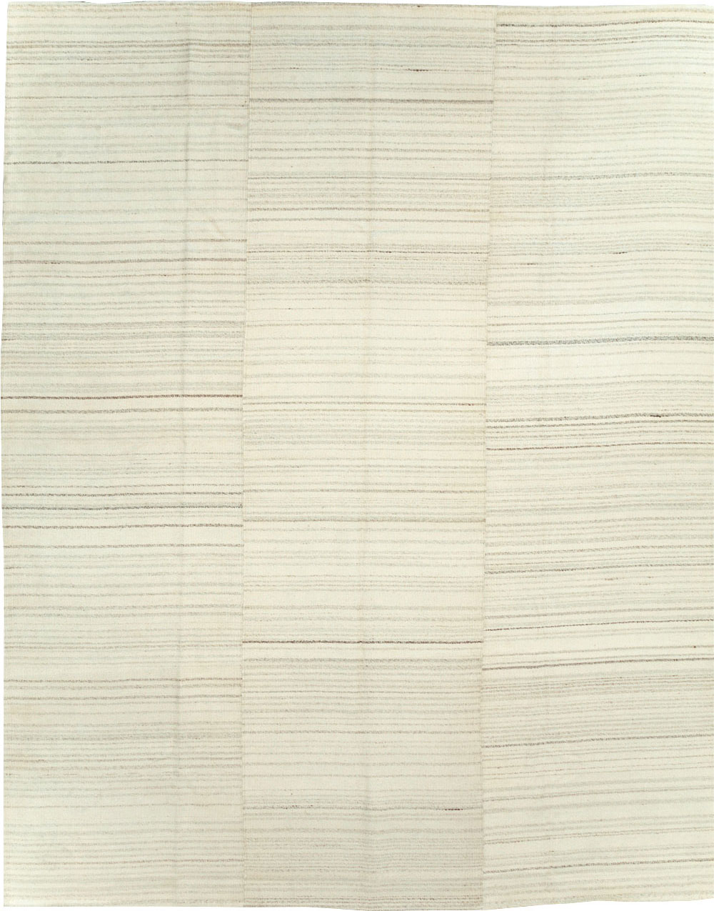 Modern Turkish Flatweave Room Size Carpet, No.30746 - Galerie Shabab