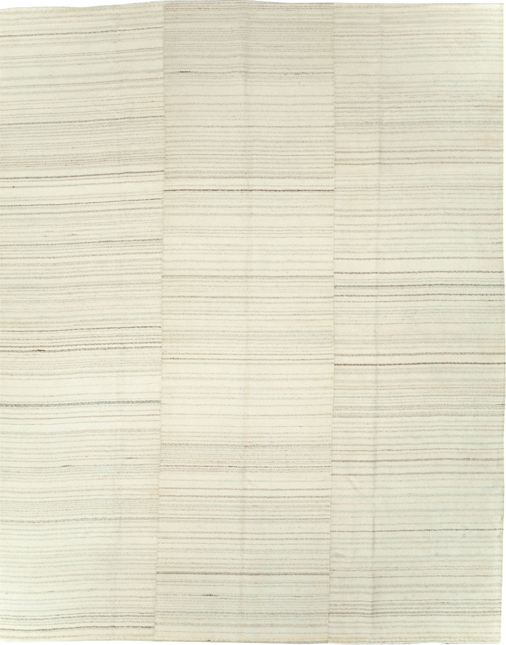 Modern Turkish Flatweave Room Size Carpet, No.30746 - Galerie Shabab