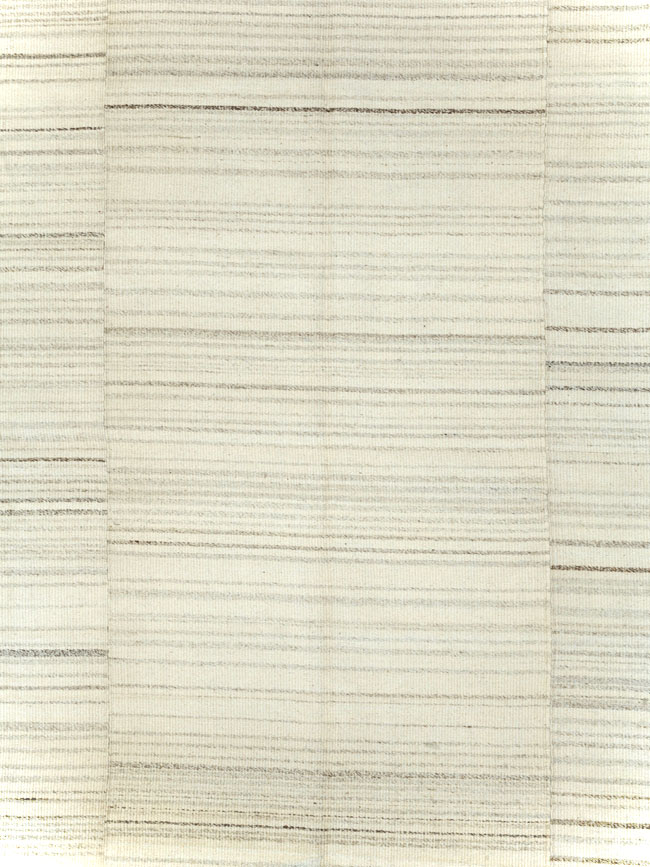 Modern Turkish Flatweave Room Size Carpet, No.30746 - Galerie Shabab