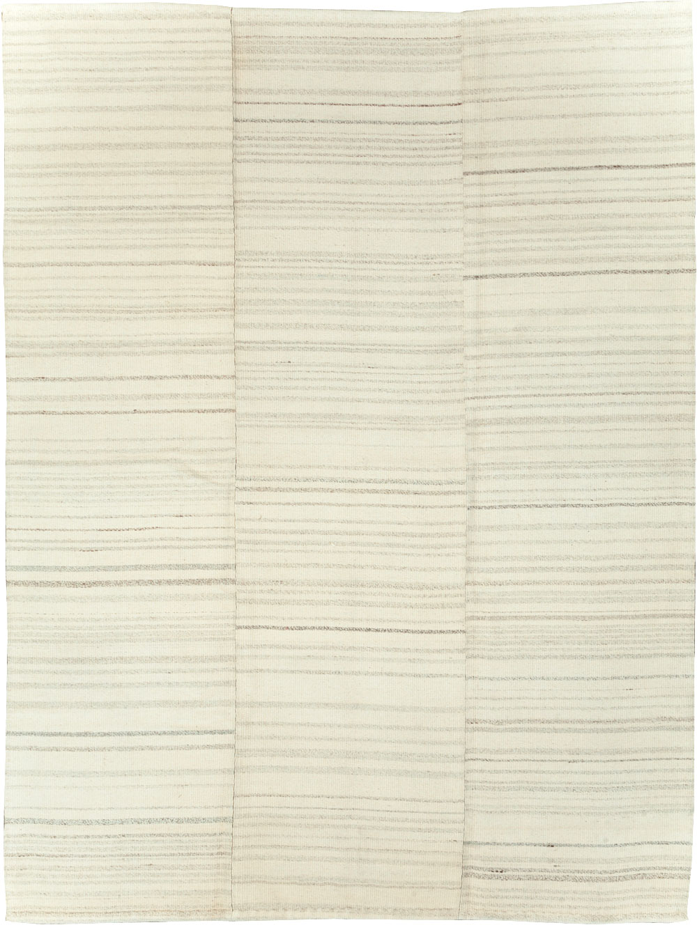 Modern Turkish Flatweave Small Room Size Carpet, No.30748 - Galerie Shabab