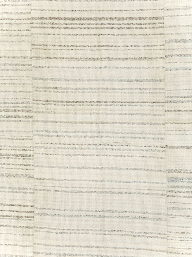 Modern Turkish Flatweave Room Size Carpet, No.30749 - Galerie Shabab