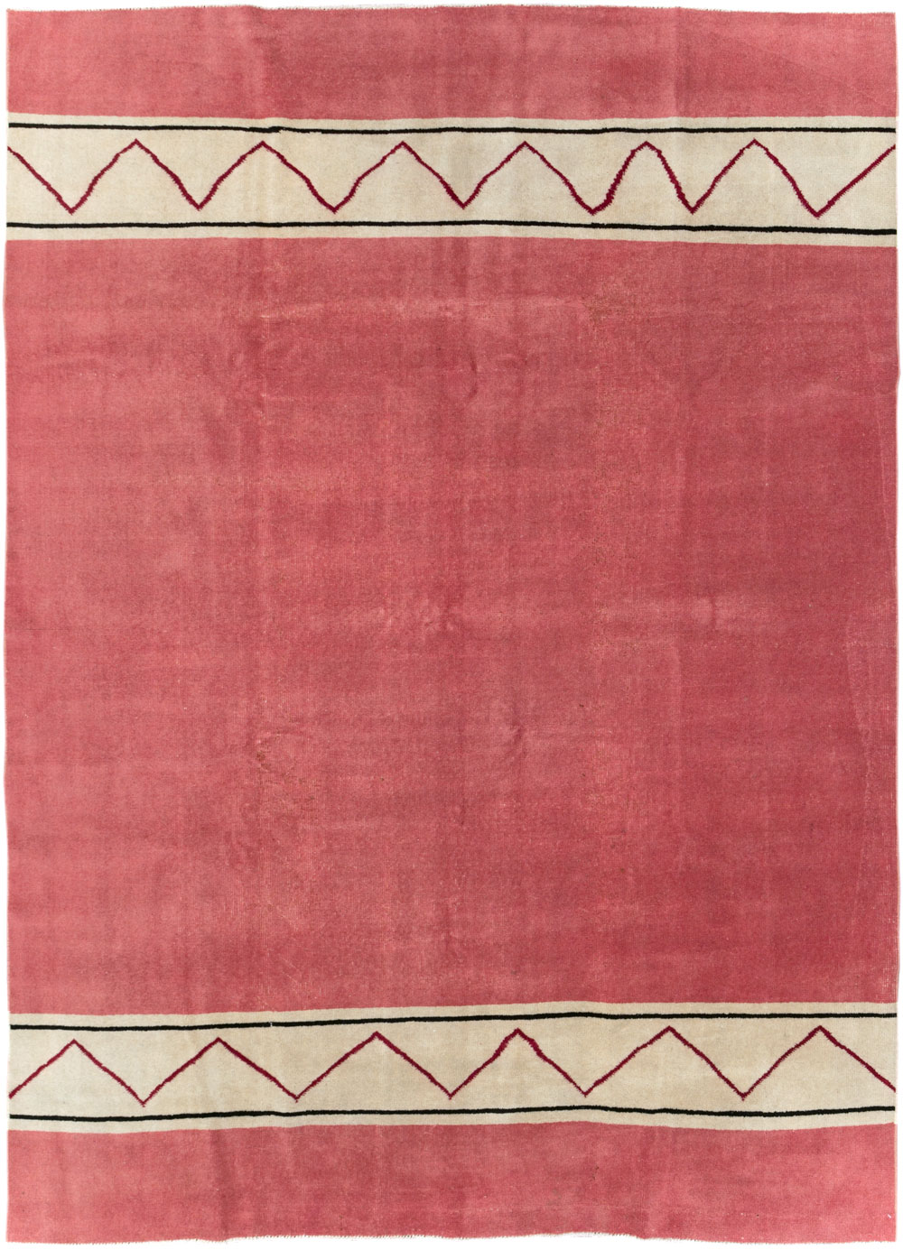 Vintage Turkish Anatolian Art Deco Style Small Room Size Carpet, No.30753 - Galerie Shabab