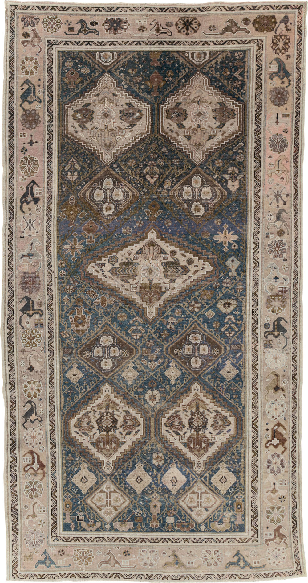 Antique Persian Malayer Gallery Carpet, No.30755 - Galerie Shabab