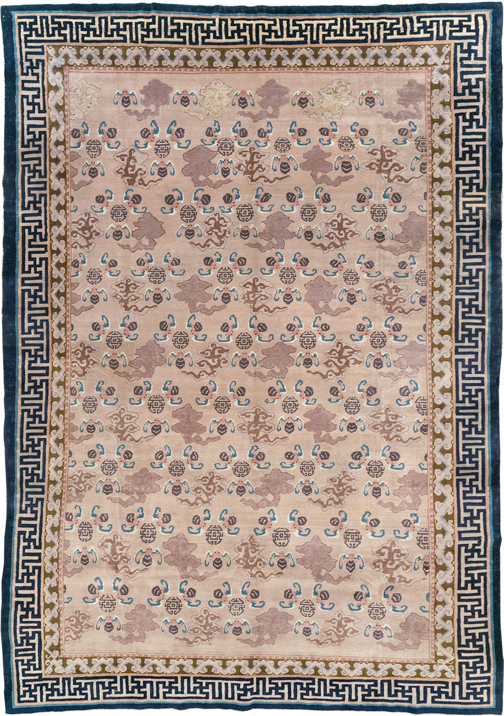 Antique Chinese Peking Room Size Carpet, No.30763 - Galerie Shabab