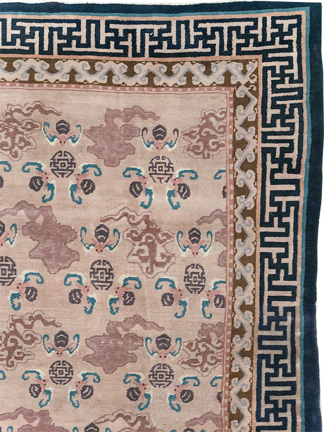Antique Chinese Peking Room Size Carpet, No.30763 - Galerie Shabab