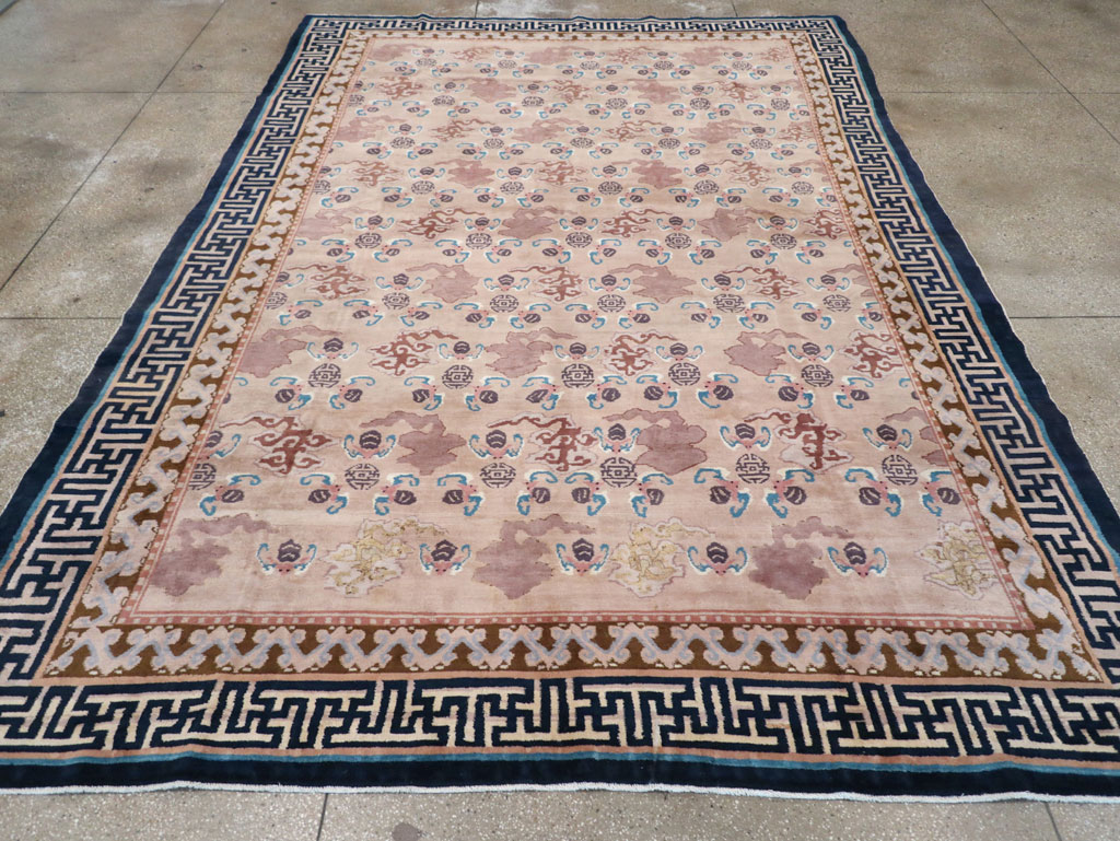 Antique Chinese Peking Room Size Carpet, No.30763 - Galerie Shabab