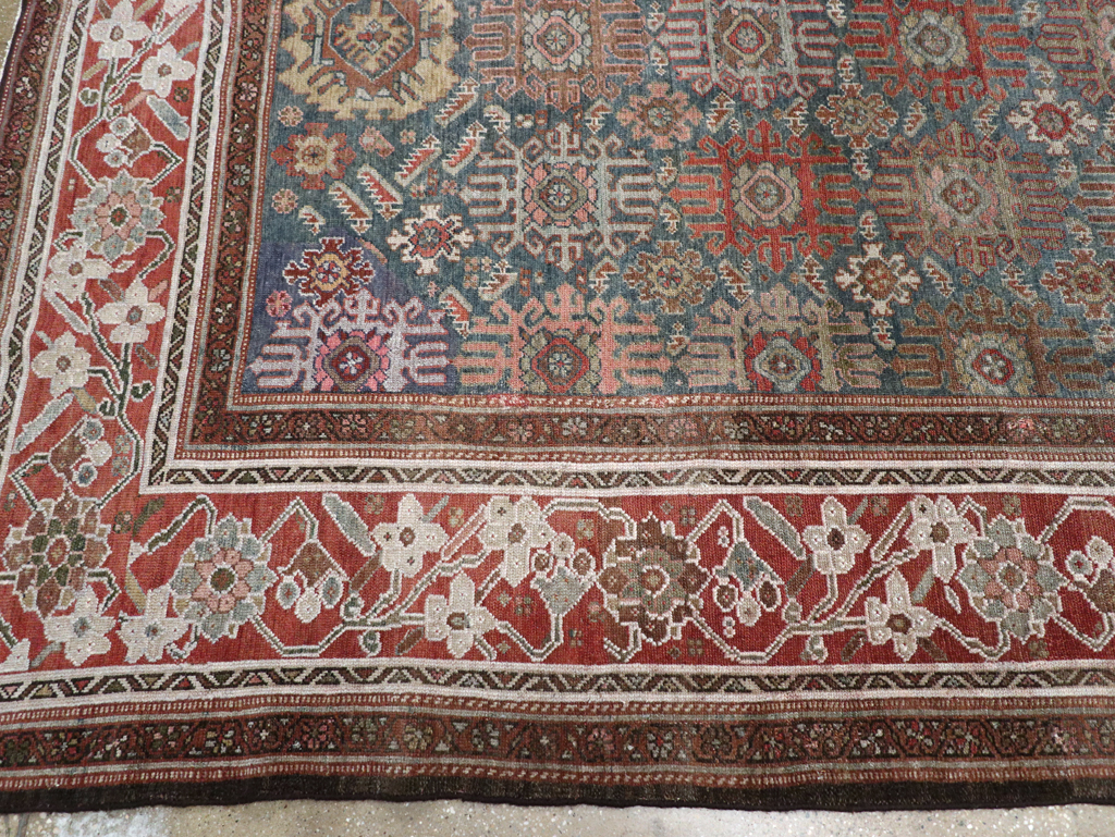 Antique Persian Malayer Wide Gallery Runner, No.30764 - Galerie Shabab