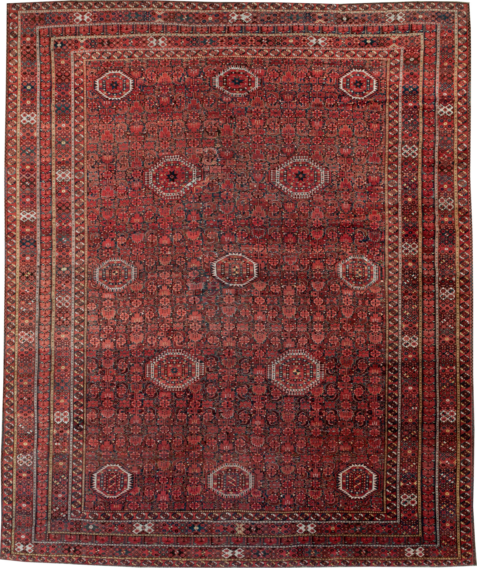Antique  Beshir Carpet, No.30766 - Galerie Shabab
