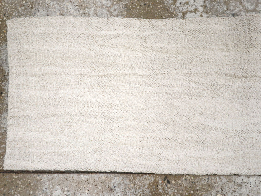 Vintage Turkish Hemp Flatweave Kilim Runner, No.30768 - Galerie Shabab