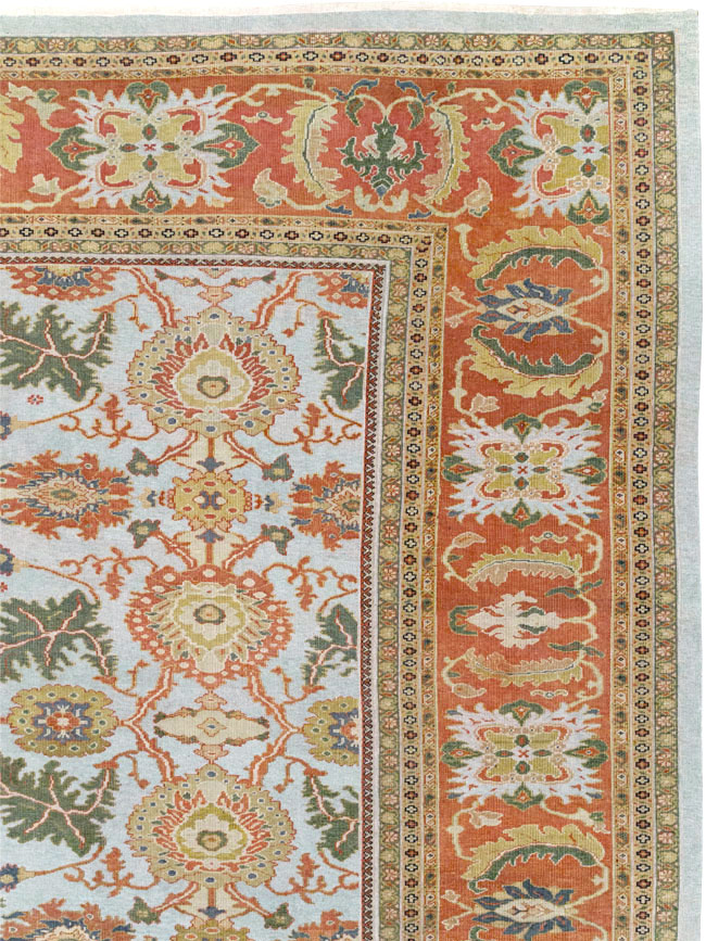Antique Persian Sultanabad Large Square Carpet, No.30771 - Galerie Shabab