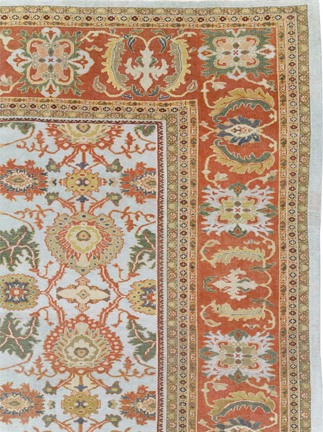 Antique Persian Sultanabad Large Square Carpet, No.30771 - Galerie Shabab