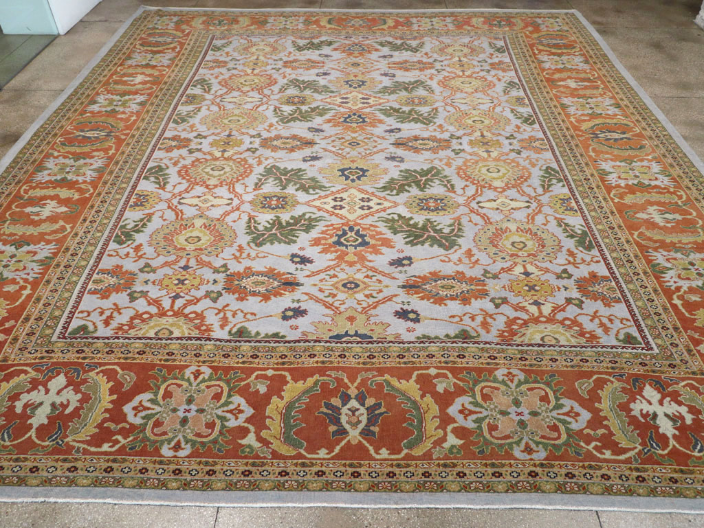 Antique Persian Sultanabad Large Square Carpet, No.30771 - Galerie Shabab