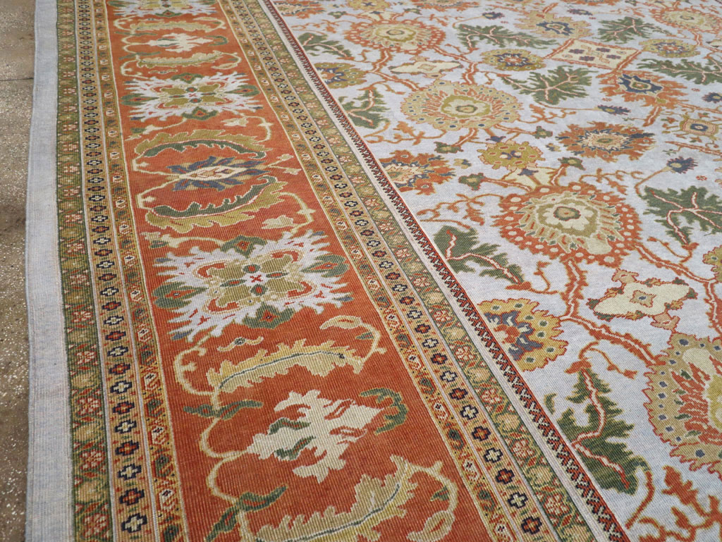 Antique Persian Sultanabad Large Square Carpet, No.30771 - Galerie Shabab