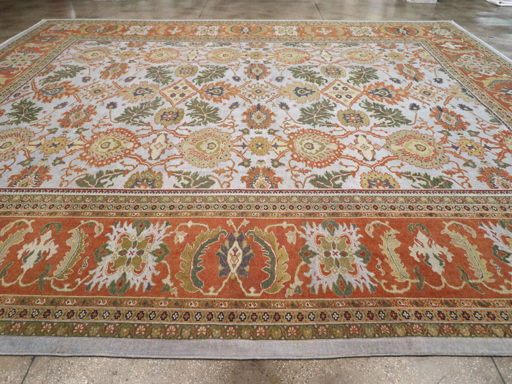 Antique Persian Sultanabad Large Square Carpet, No.30771 - Galerie Shabab