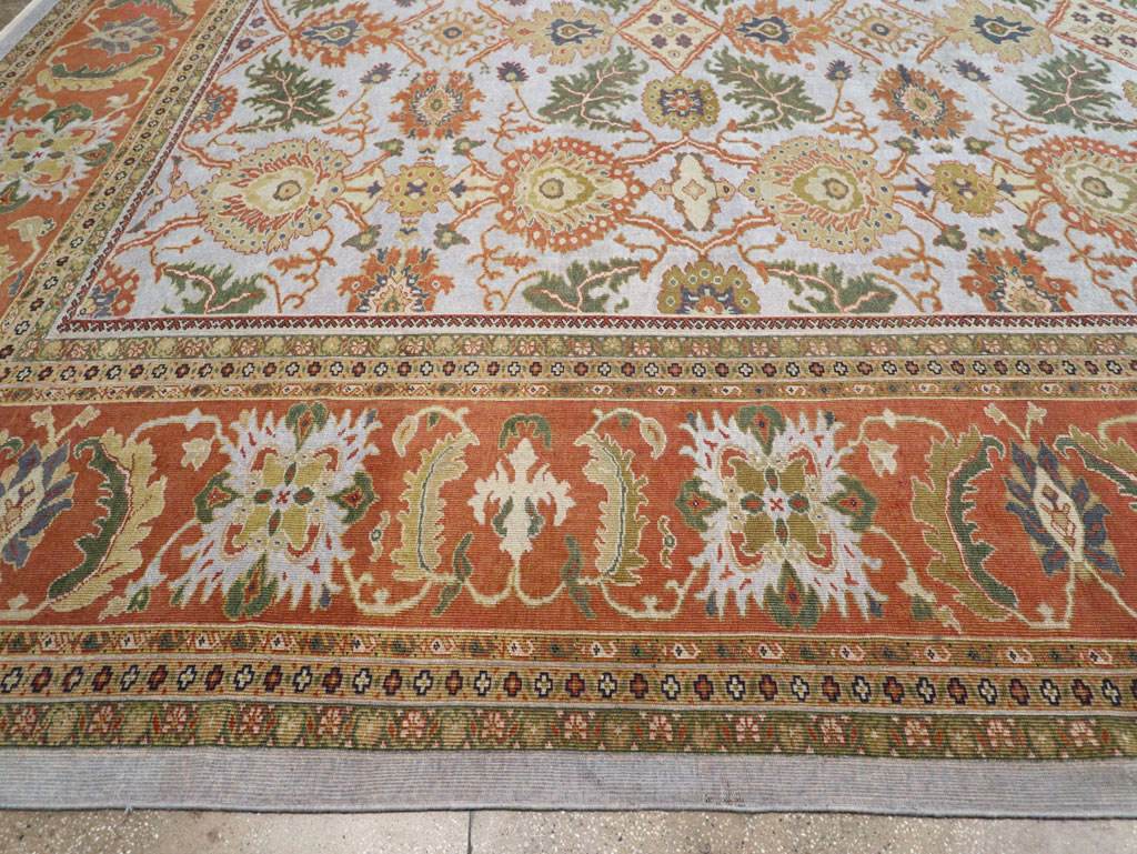 Antique Persian Sultanabad Large Square Carpet, No.30771 - Galerie Shabab