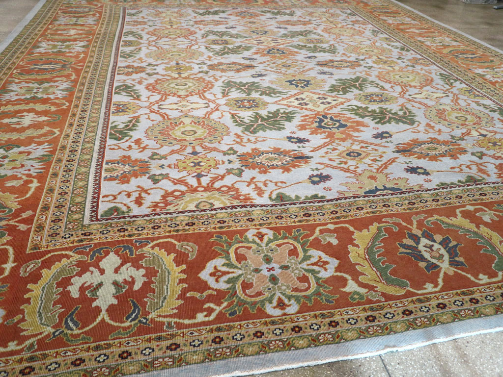 Antique Persian Sultanabad Large Square Carpet, No.30771 - Galerie Shabab