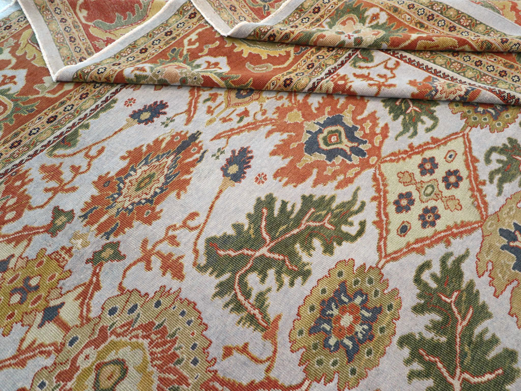 Antique Persian Sultanabad Large Square Carpet, No.30771 - Galerie Shabab