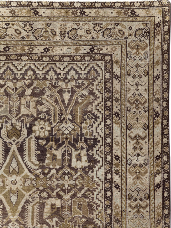 Antique Persian Malayer Accent Carpet, No.30777 - Galerie Shabab