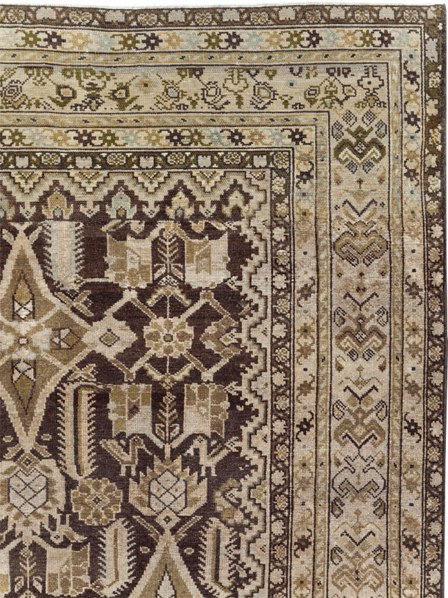 Antique Persian Malayer Accent Carpet, No.30777 - Galerie Shabab