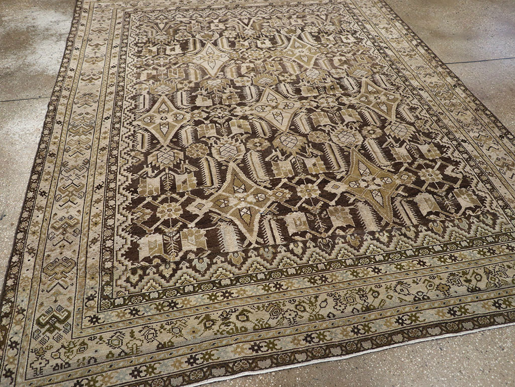 Antique Persian Malayer Accent Carpet, No.30777 - Galerie Shabab