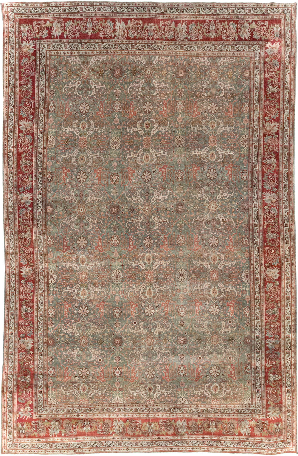 Antique Persian Bidjar Large Carpet, No.30778 - Galerie Shabab