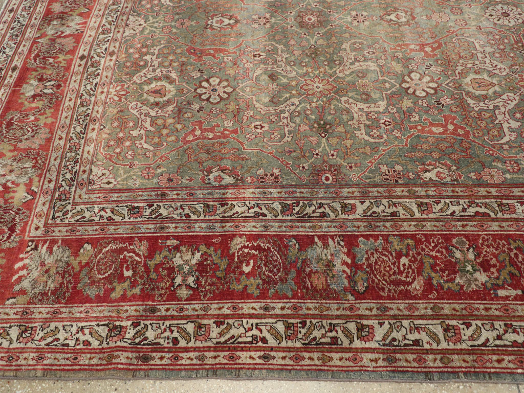 Antique Persian Bidjar Large Carpet, No.30778 - Galerie Shabab
