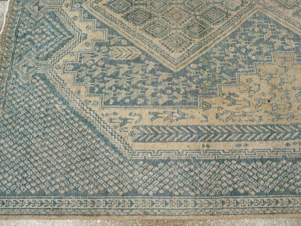 Vintage Persian Afshar Tribal Accent Carpet, No.30784 - Galerie Shabab
