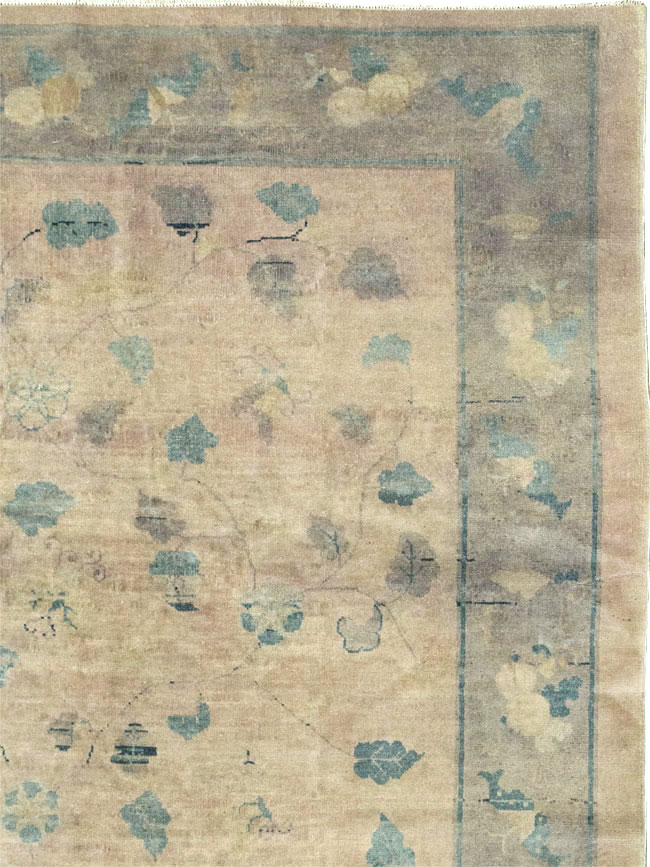 Vintage Chinese Room Size Carpet, No.30785 - Galerie Shabab