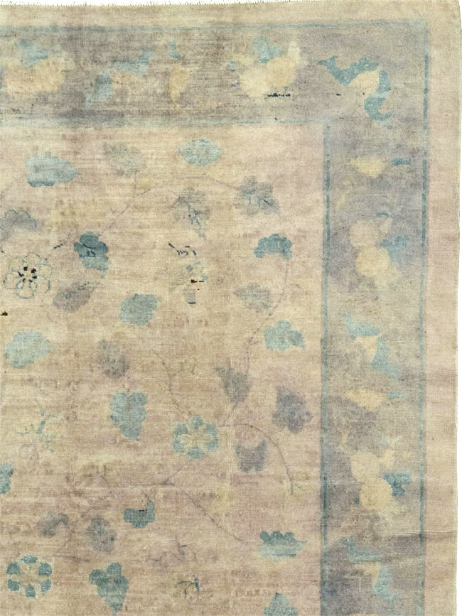 Vintage Chinese Room Size Carpet, No.30785 - Galerie Shabab