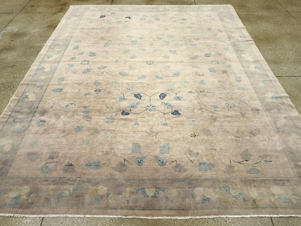 Vintage Chinese Room Size Carpet, No.30785 - Galerie Shabab