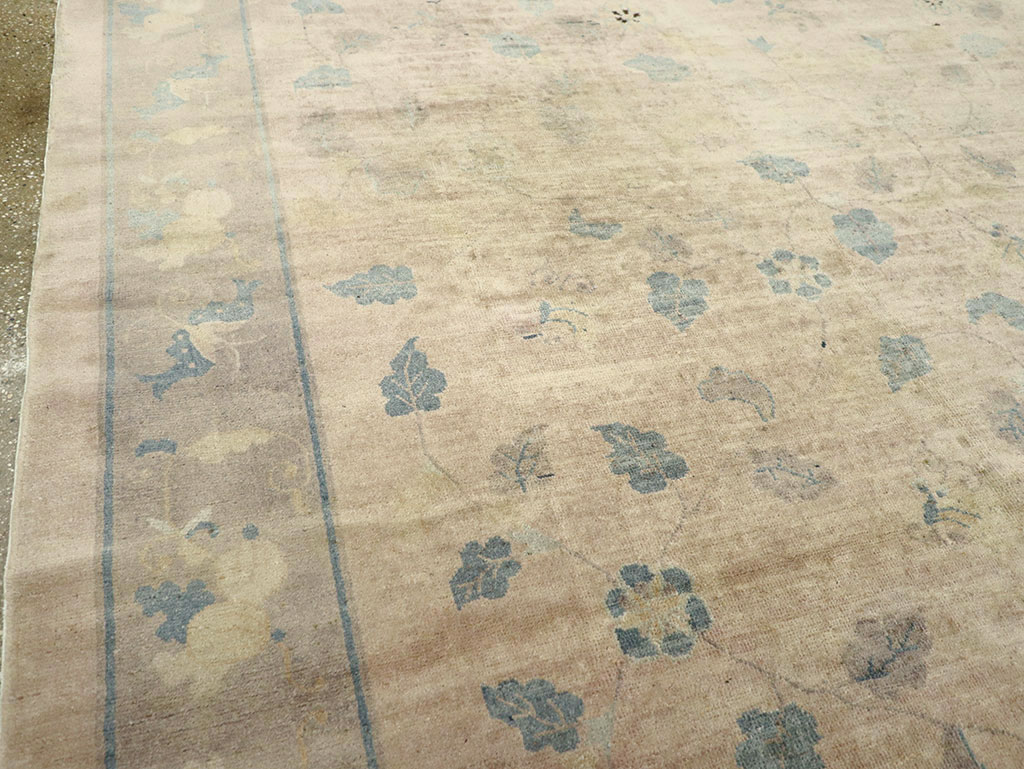 Vintage Chinese Room Size Carpet, No.30785 - Galerie Shabab