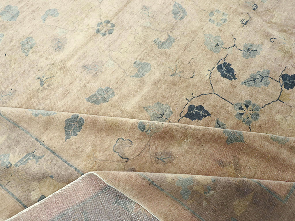 Vintage Chinese Room Size Carpet, No.30785 - Galerie Shabab