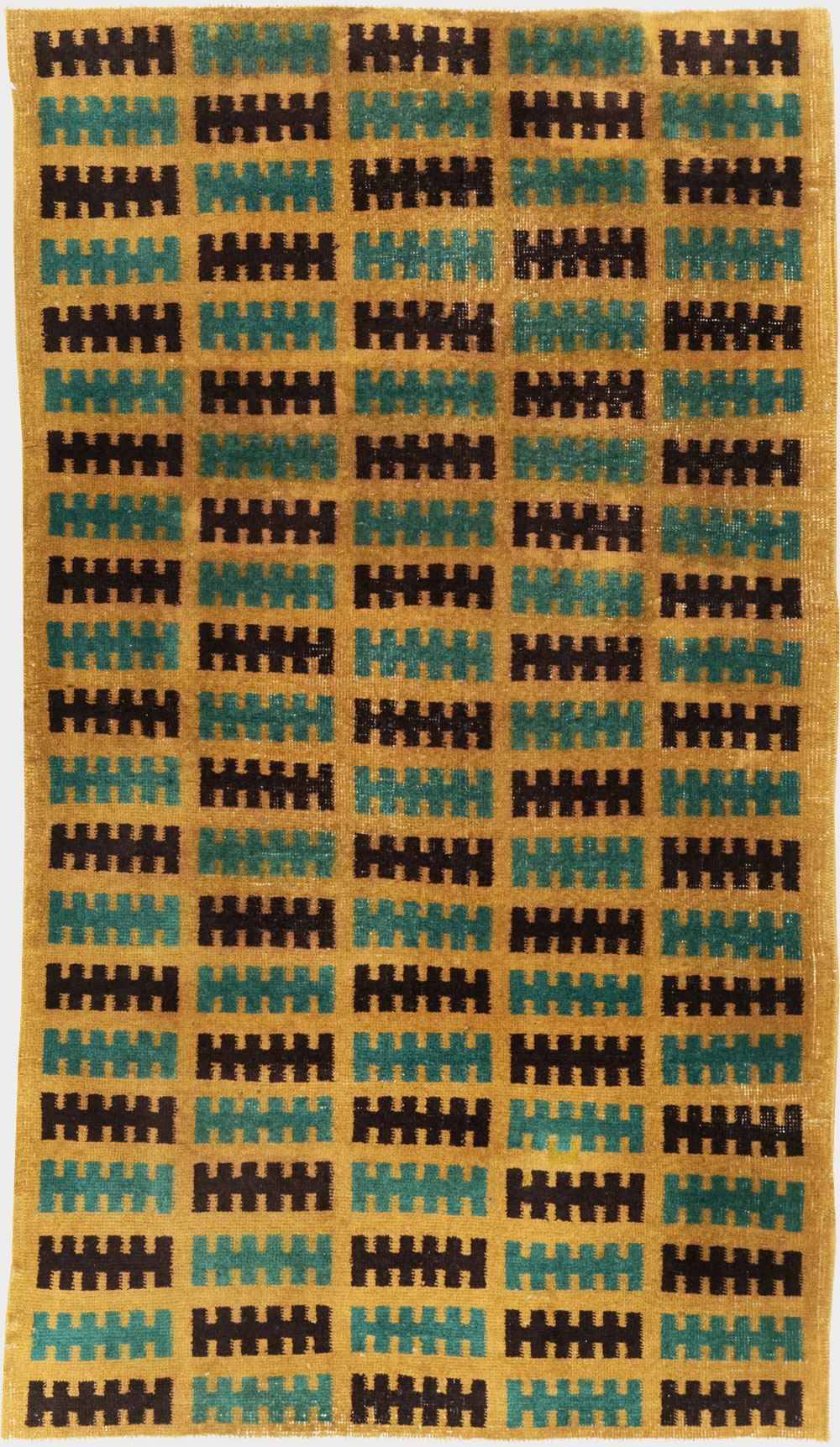 Vintage Turkish Anatolian Deco Rug, No.30794 - Galerie Shabab