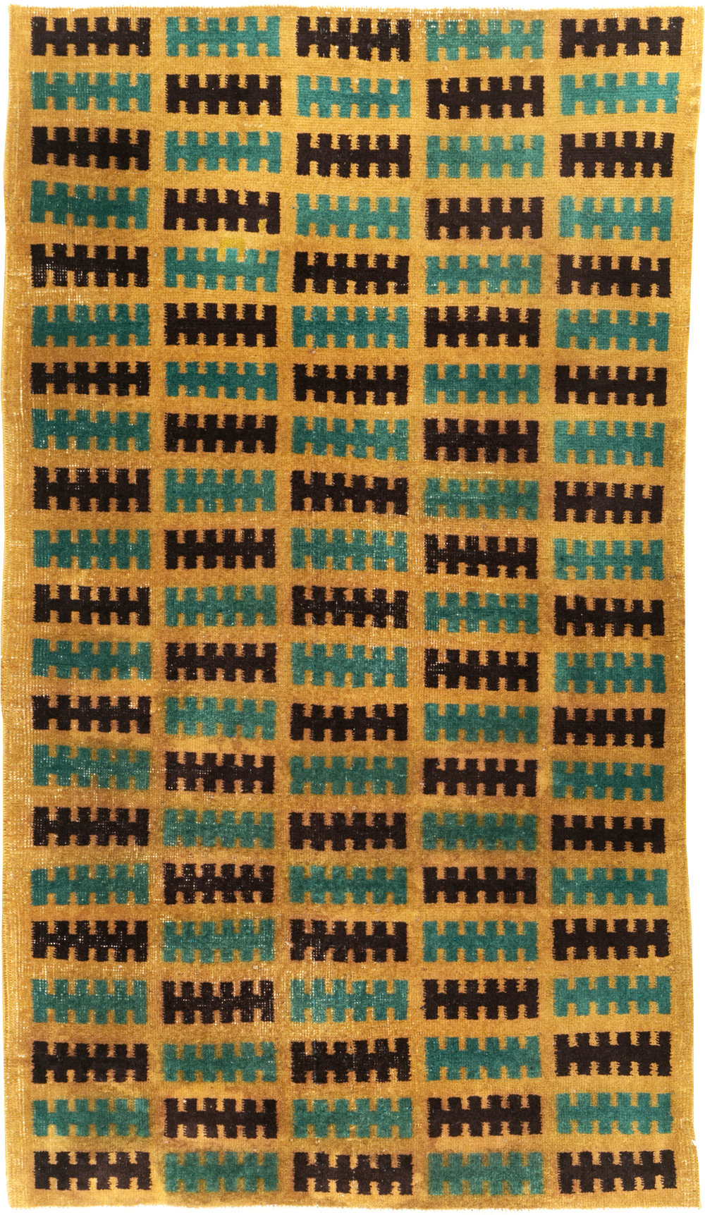 Vintage Turkish Anatolian Deco Rug, No.30794 - Galerie Shabab