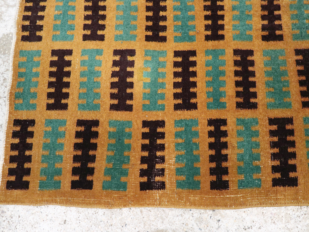 Vintage Turkish Anatolian Deco Rug, No.30794 - Galerie Shabab