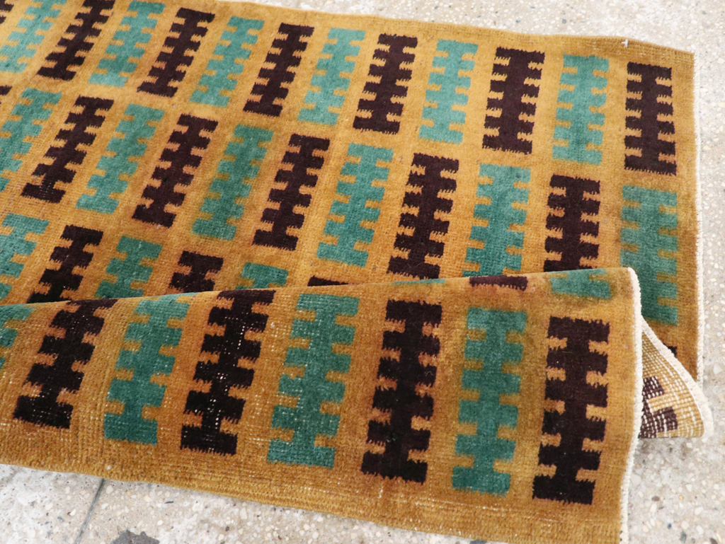 Vintage Turkish Anatolian Deco Rug, No.30794 - Galerie Shabab
