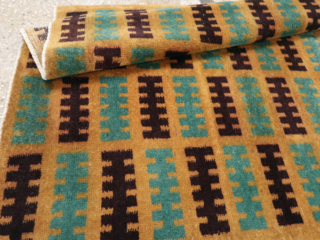 Vintage Turkish Anatolian Deco Rug, No.30794 - Galerie Shabab