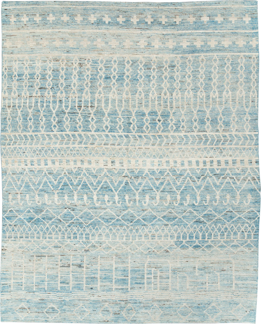 Modern Moroccan Inspired Turkish Carpet, No.30803 - Galerie Shabab