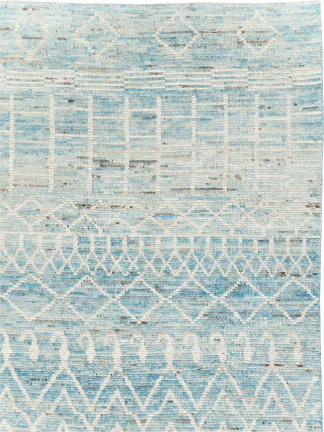 Modern Moroccan Inspired Turkish Carpet, No.30803 - Galerie Shabab