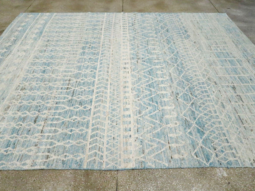 Modern Moroccan Inspired Turkish Carpet, No.30803 - Galerie Shabab