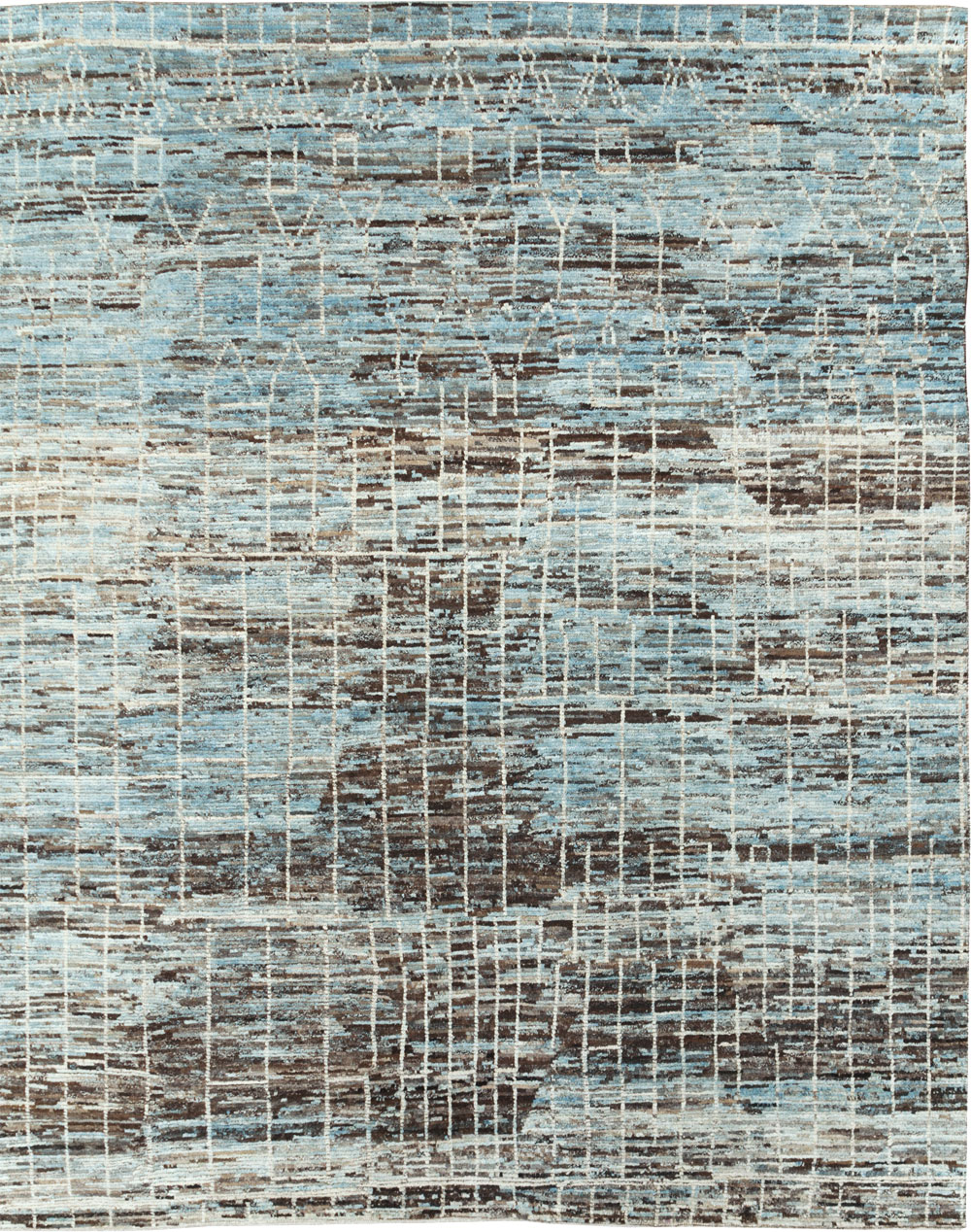 Moroccan Inspired Contemporary Turkish Room Size Carpet, No.30804 - Galerie Shabab