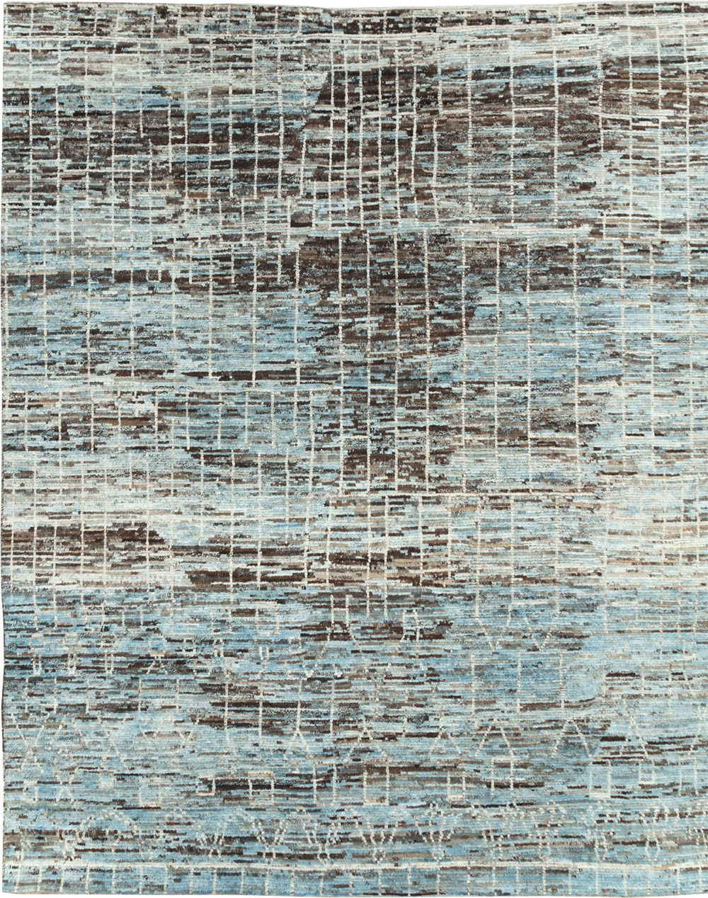 Moroccan Inspired Contemporary Turkish Room Size Carpet, No.30804 - Galerie Shabab