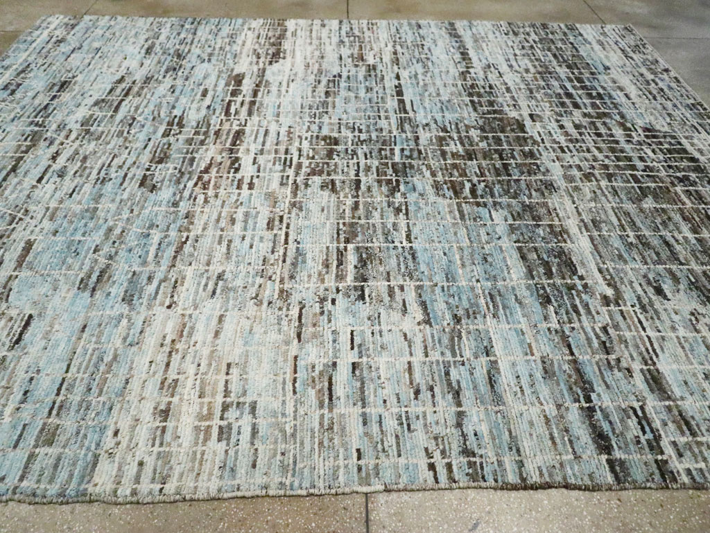 Moroccan Inspired Contemporary Turkish Room Size Carpet, No.30804 - Galerie Shabab
