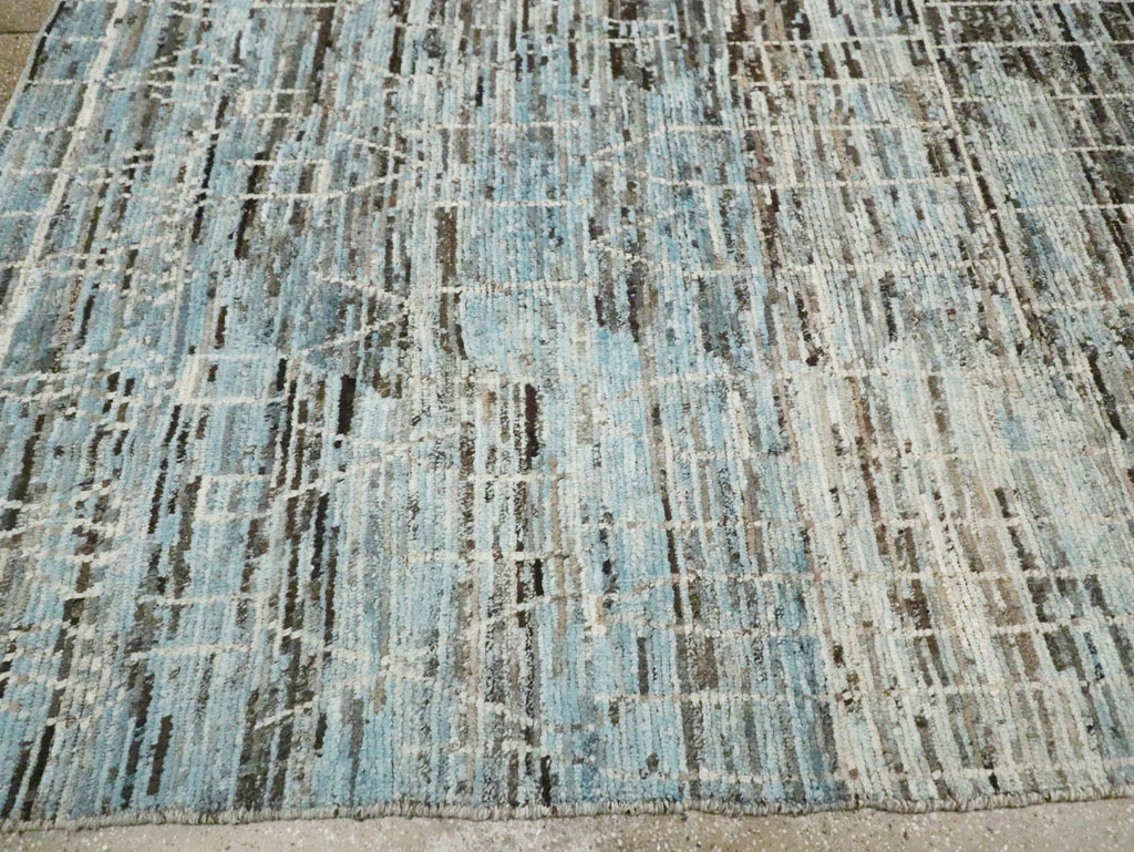 Moroccan Inspired Contemporary Turkish Room Size Carpet, No.30804 - Galerie Shabab