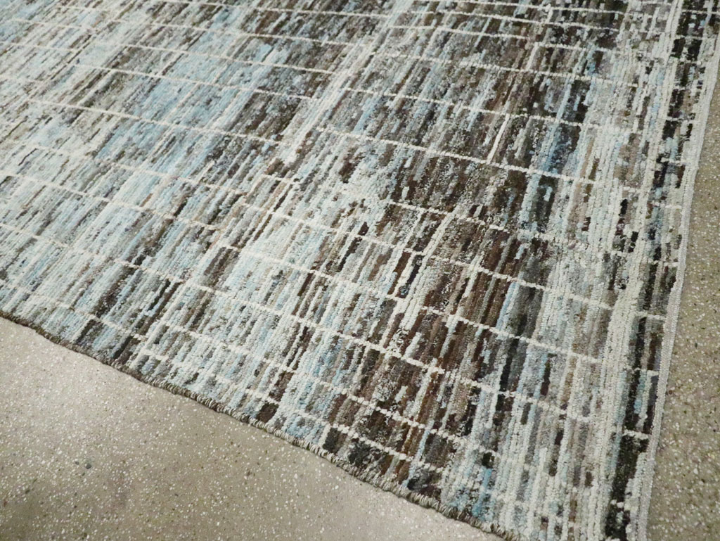 Moroccan Inspired Contemporary Turkish Room Size Carpet, No.30804 - Galerie Shabab