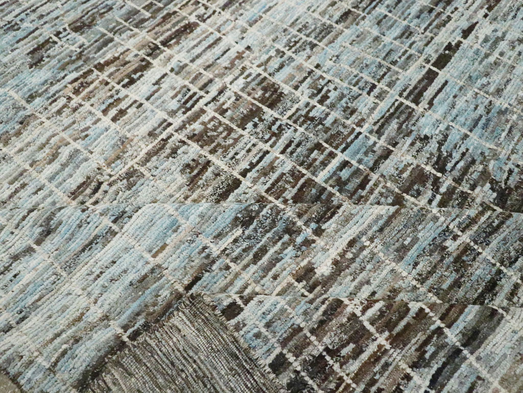 Moroccan Inspired Contemporary Turkish Room Size Carpet, No.30804 - Galerie Shabab