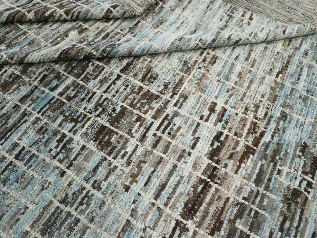 Moroccan Inspired Contemporary Turkish Room Size Carpet, No.30804 - Galerie Shabab